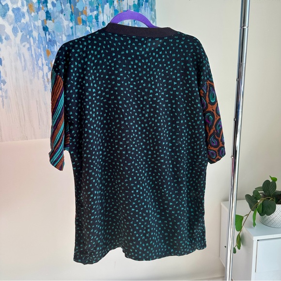 GITANO Mens Multi Patterned T-Shirt (38/M) - Picture 3 of 4